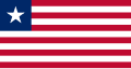 Bandera de Liberia.