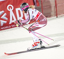  Frida Hansdotter in Hammarbybacken, January 2018