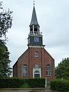 Zaalkerk van Klein Wetsinge uit 1840 (volgens gevelsteen) (2010)