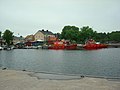 Zollhaus von Sandhamn. Blick von Eknö