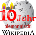 Ulang-tahun ke-10 dalam Wikipedia bahasa Alemmanik (2013)