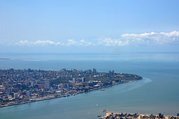 Centrala Maputo, vid Maputobukten.