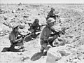 Image 9A patrol from the 2/13th Battalion at Tobruk (AWM 020779). (from History of the Australian Army)