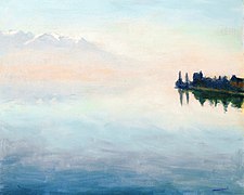 Albert Marquet, Le lac Léman vu de Montreux.