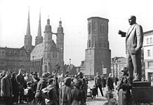 Ehemaliges Denkmal in Halle (Saale), heutiger Standort durch Schenkung in Puschkin, Russland