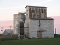 Grain elevator in Cheneyville, Illinois