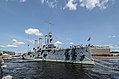 * Nomination Сruiser Aurora in Saint Petersburg --Florstein 08:09, 18 August 2013 (UTC) * Promotion  Support --A.Savin 08:38, 18 August 2013 (UTC)