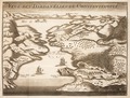 Overview of the Dardanelles to the north east on Constantinople (Istanbul). Marana: L'Espion turc,1742.