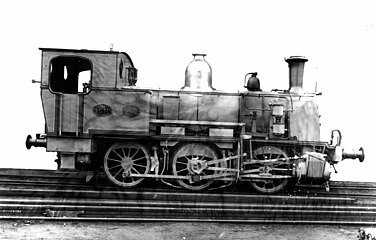 NS 7707 / HSM 1011 (met korte schoorsteen) in 1905