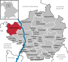 Hallerndorf - Localizazion