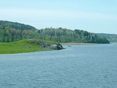 Le lac Ladoga à Sortavala.