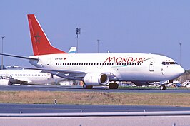 Een Boeing 737-300 van Mondair