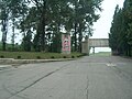 inner side of North Korean DMZ entrance gate