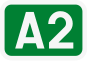 A2 motorway shield}}