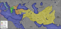 Image 1The major Hellenistic realms included the Diadoch kingdoms:   Kingdom of Ptolemy I Soter   Kingdom of Cassander   Kingdom of Lysimachus   Kingdom of Seleucus I Nicator   Epirus Also shown on the map:   Greek colonies   Carthage (non-Greek)   Rome (non-Greek) The orange areas were often in dispute after 281 BC. The Attalid kingdom occupied some of this area. Not shown: Indo-Greek Kingdom. (from History of Greece)