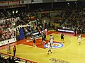 Match d'Euroligue entre l'Élan Chalon et Sienne (en 2012)