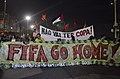 Protest against the World Cup in Copacabana (2014-06-12)