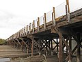 Bridge over the Rio Grande in Radium Springs, New Mexico, USA (1933)