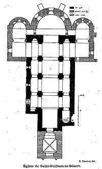 Historique de la construction de l'abbatiale proposé par Émile Bonnet.