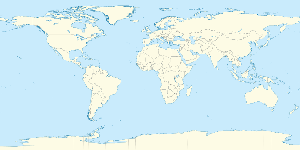 この節に登場する場所を記した地図。発生場所のみ示した。の位置（地球内）