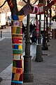 Tricot urbain dans la ville de Madrid (février 2012).