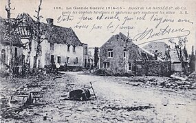 166 - La Grande Guerre de 1914-1915 – Aspect de la Bassée (P. de c.) après les combats.jpg