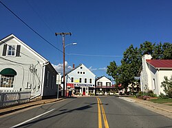 The center of town