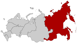 Far Eastern Federal District (highlighted)