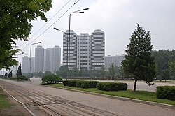 Kwangbok Street in Mangyongdae-guyok