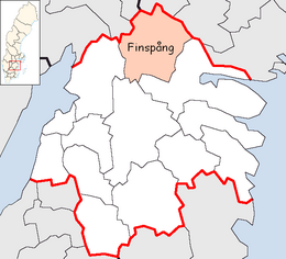 Finspång – Localizzazione