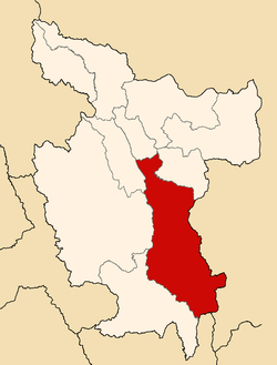 Location of Bellavista in the San Martín Region