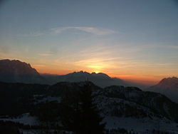 Sunrise in Cadore. ITA 2007