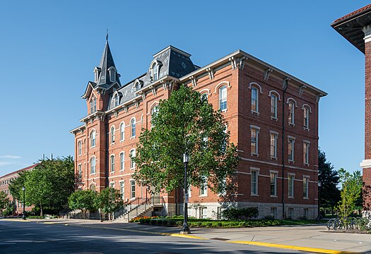 University Hall at Purdue University in the summer of 2016.