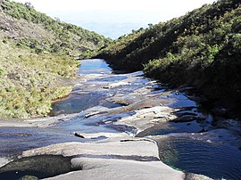 Águas do rio José Pedro no Vale Encantado, na divisa de Iúna com Alto Caparaó (MG), no interior do Parque Nacional de Caparaó.