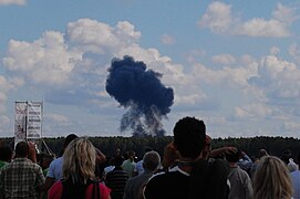 2009 l'accident du SU-27 biélorusse.