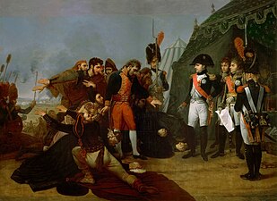 Napoleón acepta la capitulación de Madrid, 4 de diciembre de 1808, 1810, 361 × 500 cm, Museo de Historia francesa.