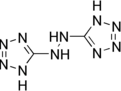 Skeletal formula of a minor tautomer of HBT