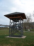 Glockenturm mit Geläut der ehemaligen Kirche Oberschlema