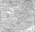 Historical map of the area surrounding Toulon (1888)