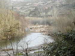 O río Llobregat en Monistrol de Montserrat