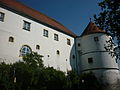 Fürstenbau nach Westen mit Südwestturm Rondellzimmer