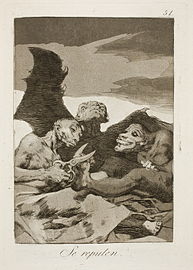 Capricho No. 51: Se repulen (Ili sin aranĝas)