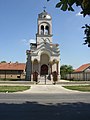 Façade de l'église orthodoxe serbe d'Odžaci