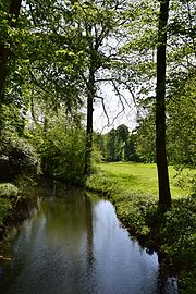 Le Molenbeek dans le parc Baudouin.