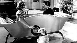 Irene Dunne en Cary Grant in The Awful Truth