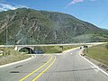 Échangeur sur l'autoroute Rafael-Caldera à l'approche de tunnel de Estanques entre Mérida et El Vigía.