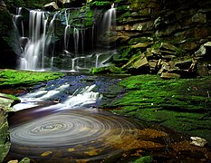 Second place: Elakala Waterfalls in the Blackwater Falls State park, West Virginia, United States. (POTD) – Credit: Forest Wander from Cross Lanes, USA. (CC-BY-SA-2.0)