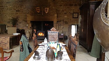 Intérieur du logis du gouverneur.