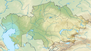 Kazakistan üzerinde Irgız Nehri