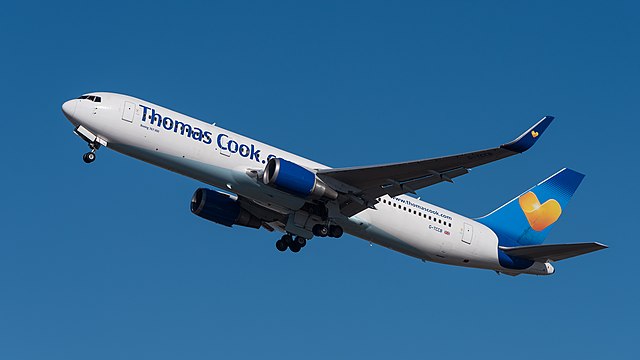 Thomas Cook Airlines Boeing 767-31K/ER (reg. G-TCCB, msn 28865/657) at Munich Airport (IATA: MUC; ICAO: EDDM).